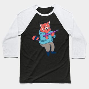 Penjahat panda merah Baseball T-Shirt